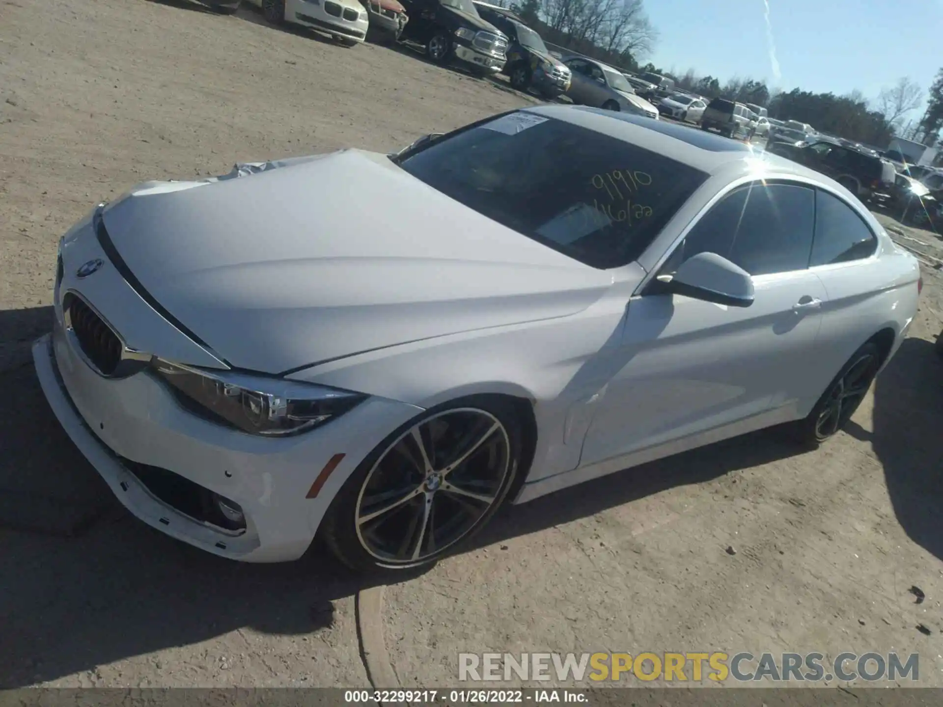 2 Photograph of a damaged car WBA4W3C52KAF91910 BMW 4 SERIES 2019