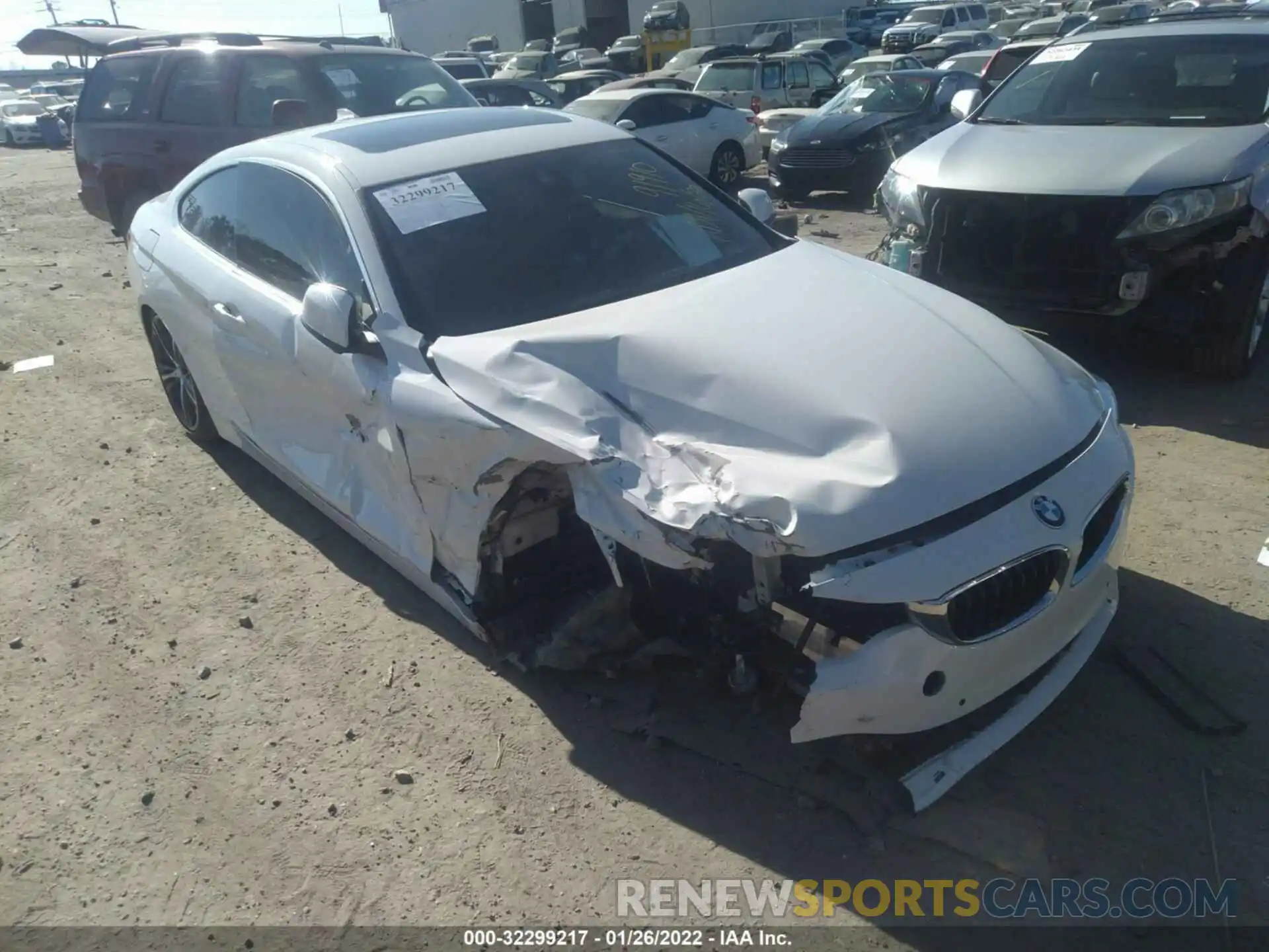 6 Photograph of a damaged car WBA4W3C52KAF91910 BMW 4 SERIES 2019