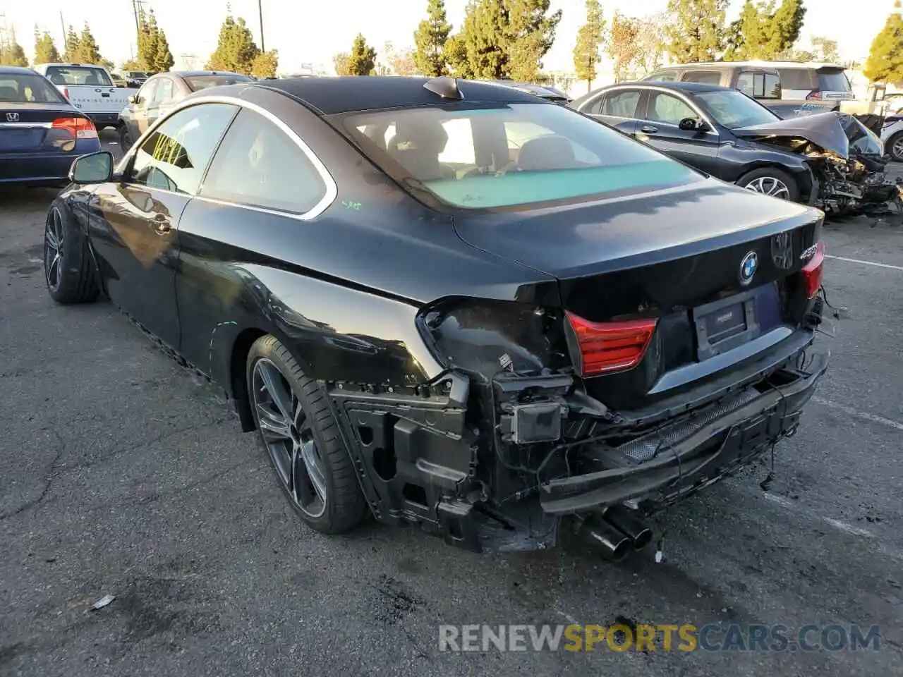 3 Photograph of a damaged car WBA4W3C52KAF91972 BMW 4 SERIES 2019