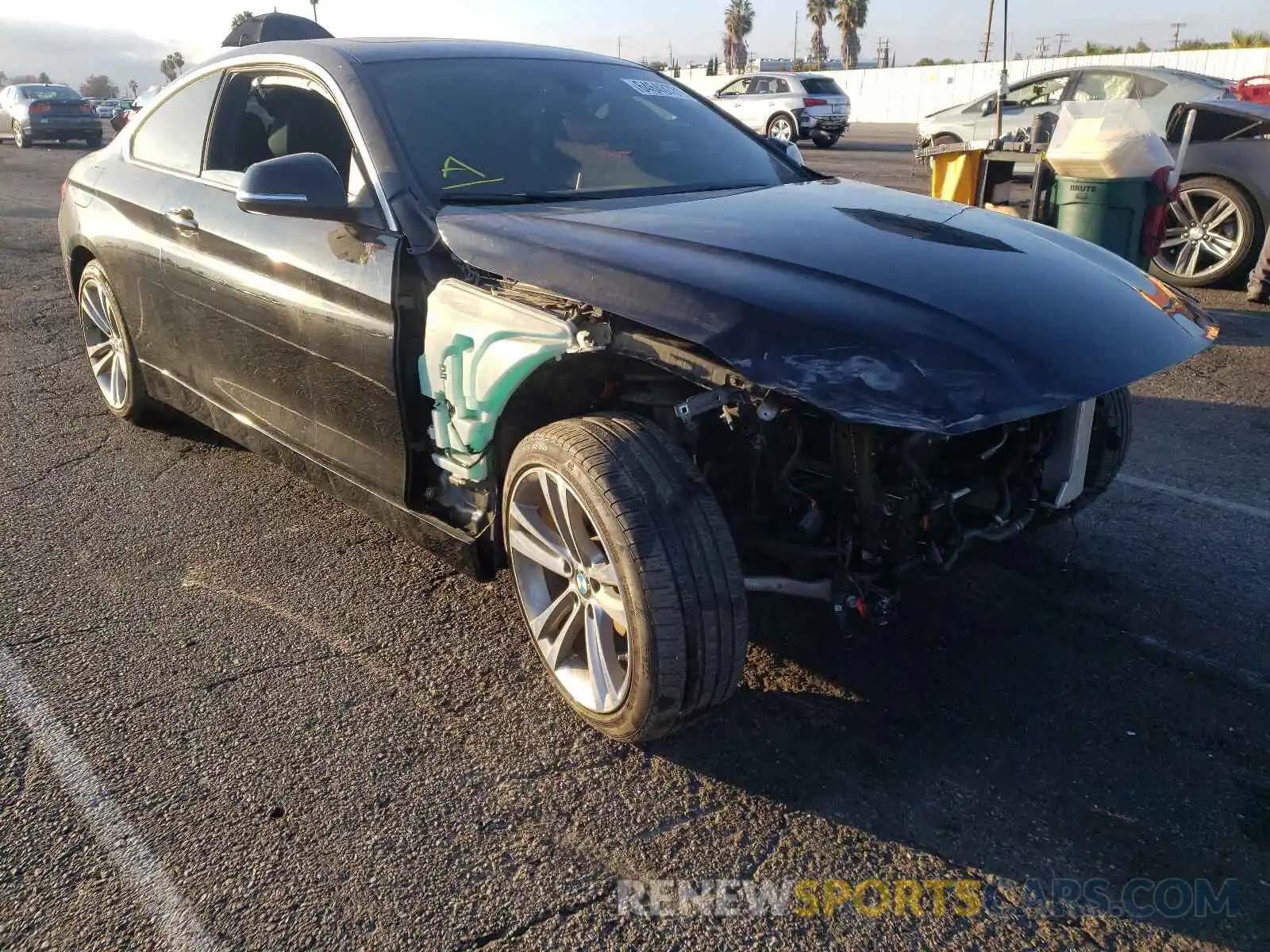 1 Photograph of a damaged car WBA4W3C52KAF92152 BMW 4 SERIES 2019