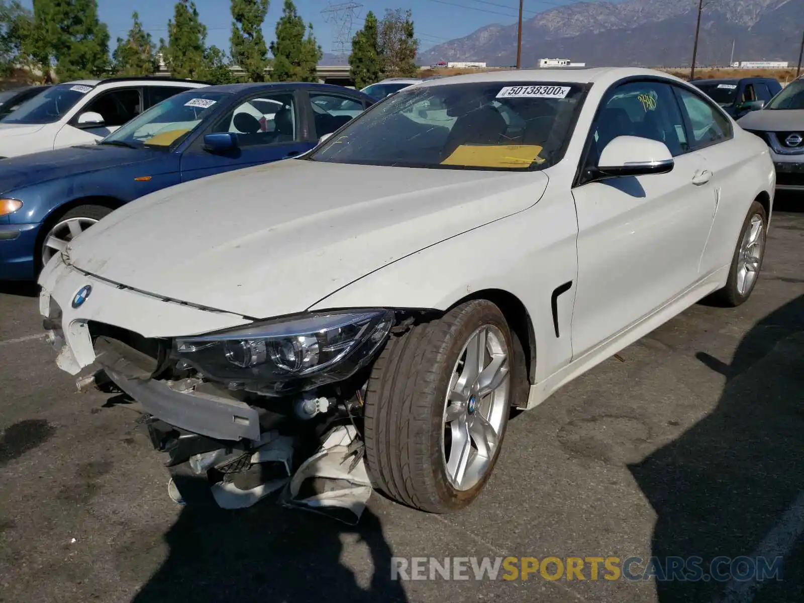 2 Photograph of a damaged car WBA4W3C52KAG91408 BMW 4 SERIES 2019