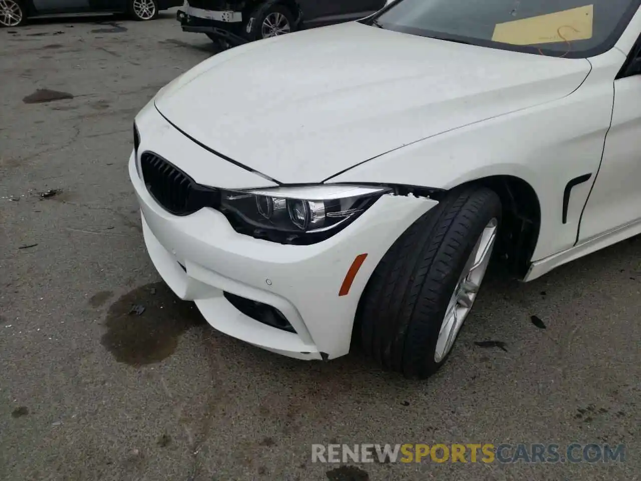 9 Photograph of a damaged car WBA4W3C53KAF92497 BMW 4 SERIES 2019