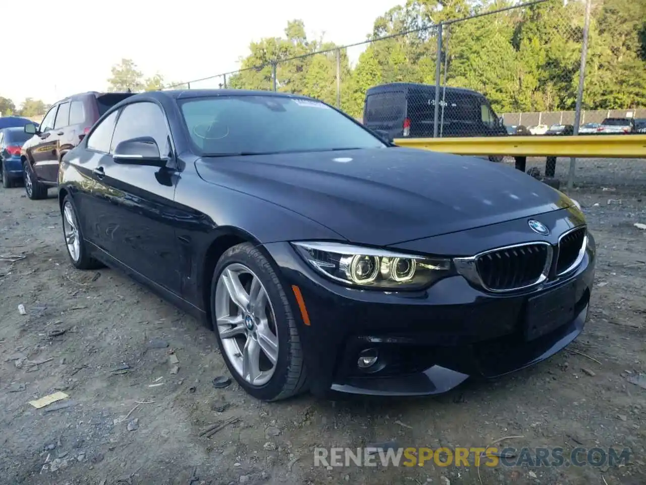 1 Photograph of a damaged car WBA4W3C53KAG91403 BMW 4 SERIES 2019