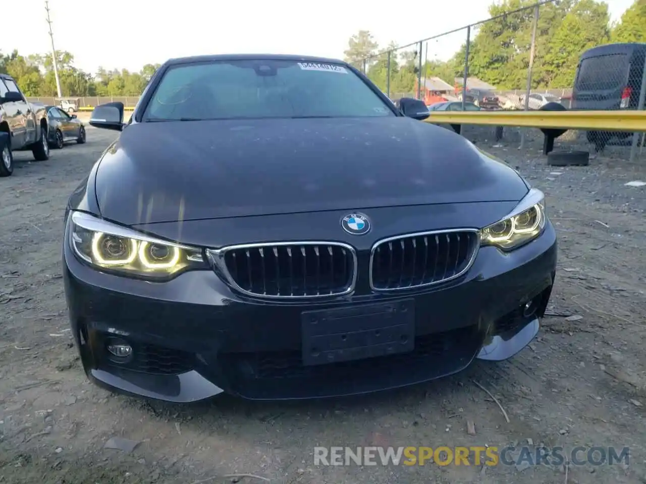 9 Photograph of a damaged car WBA4W3C53KAG91403 BMW 4 SERIES 2019