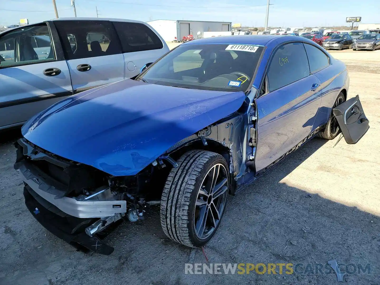 2 Photograph of a damaged car WBA4W3C54KAF91620 BMW 4 SERIES 2019