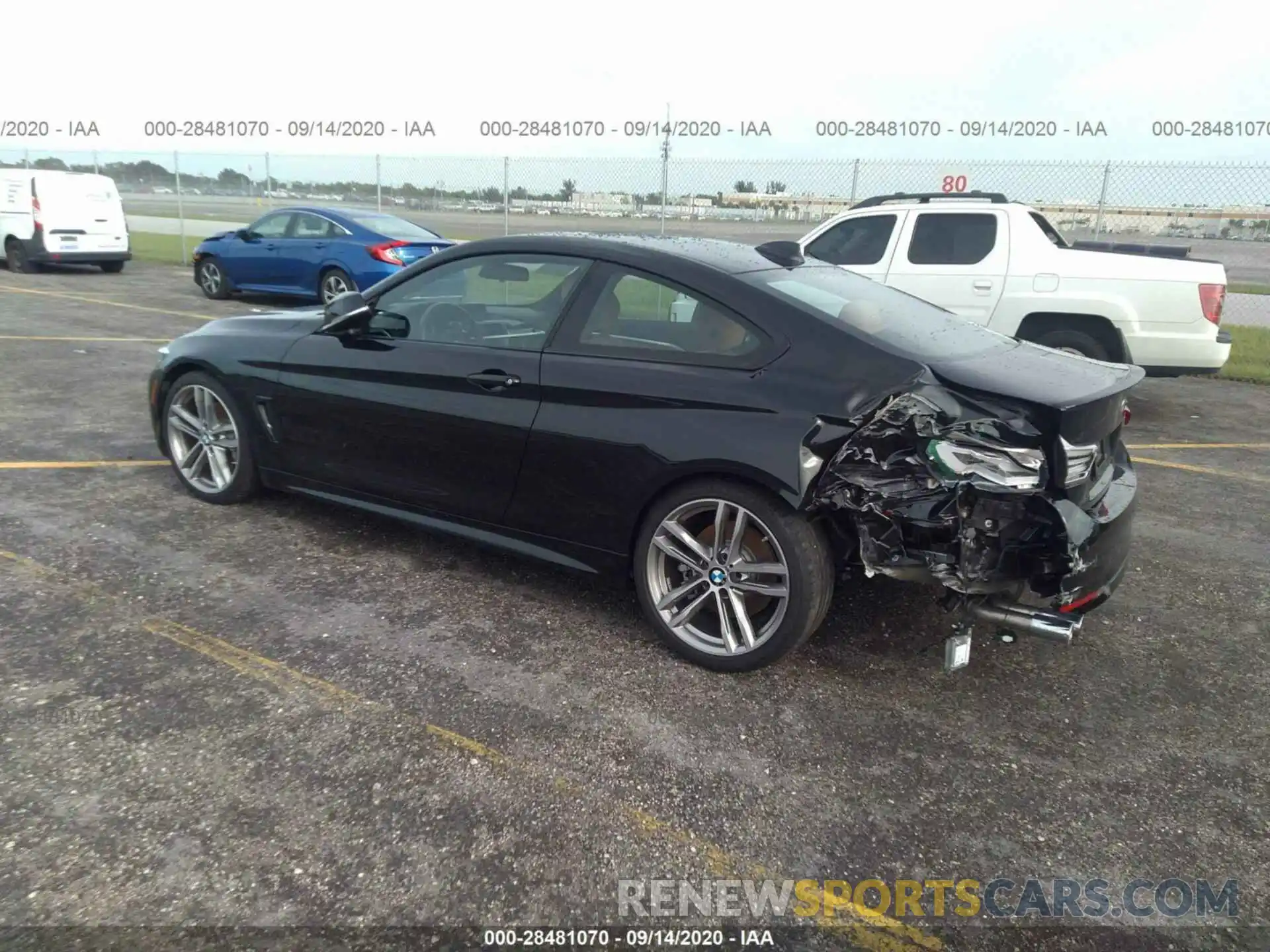 3 Photograph of a damaged car WBA4W3C54KAF92248 BMW 4 SERIES 2019