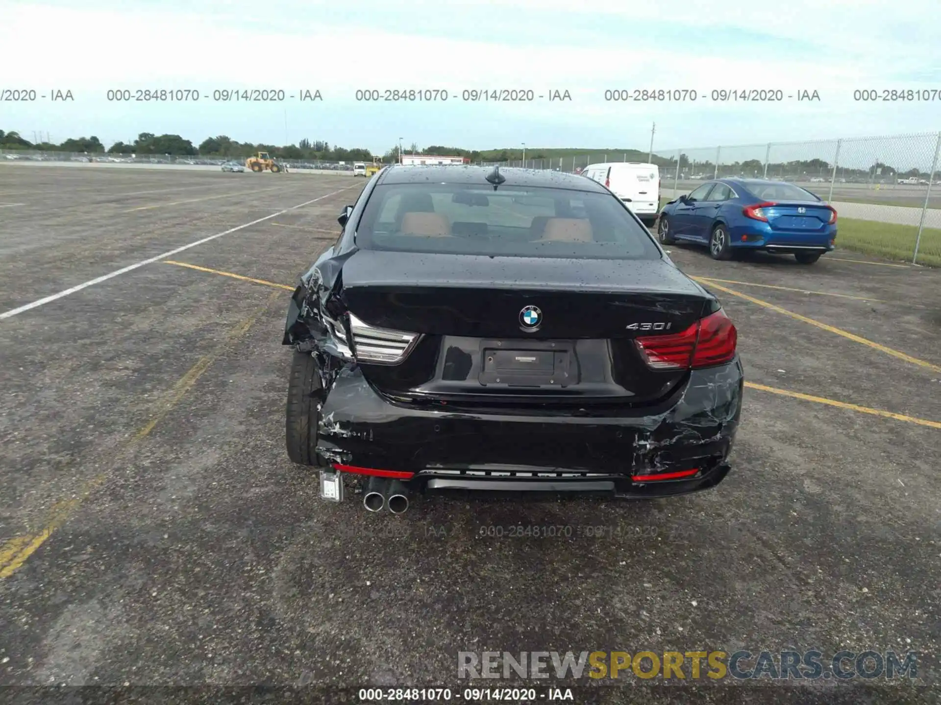 6 Photograph of a damaged car WBA4W3C54KAF92248 BMW 4 SERIES 2019