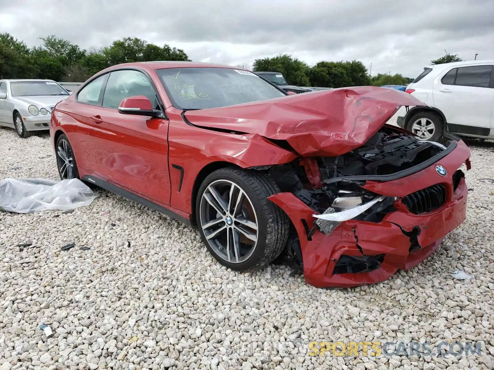 1 Photograph of a damaged car WBA4W3C54KAF93531 BMW 4 SERIES 2019