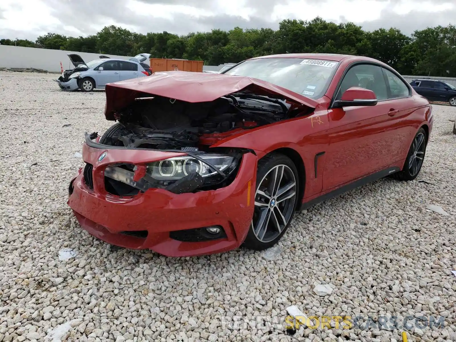 2 Photograph of a damaged car WBA4W3C54KAF93531 BMW 4 SERIES 2019