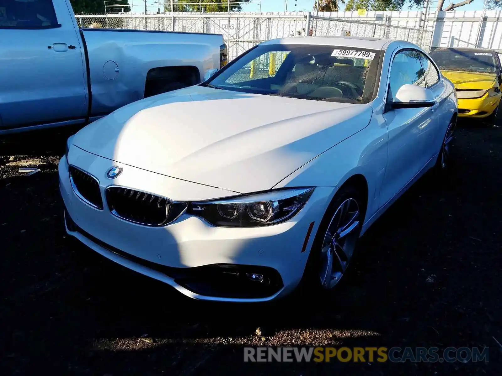 2 Photograph of a damaged car WBA4W3C54KAG91412 BMW 4 SERIES 2019