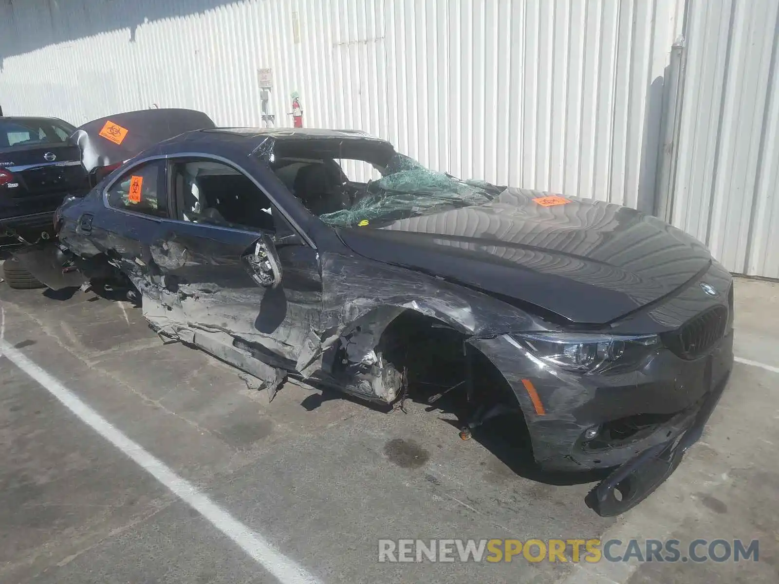 1 Photograph of a damaged car WBA4W3C55KAF93103 BMW 4 SERIES 2019