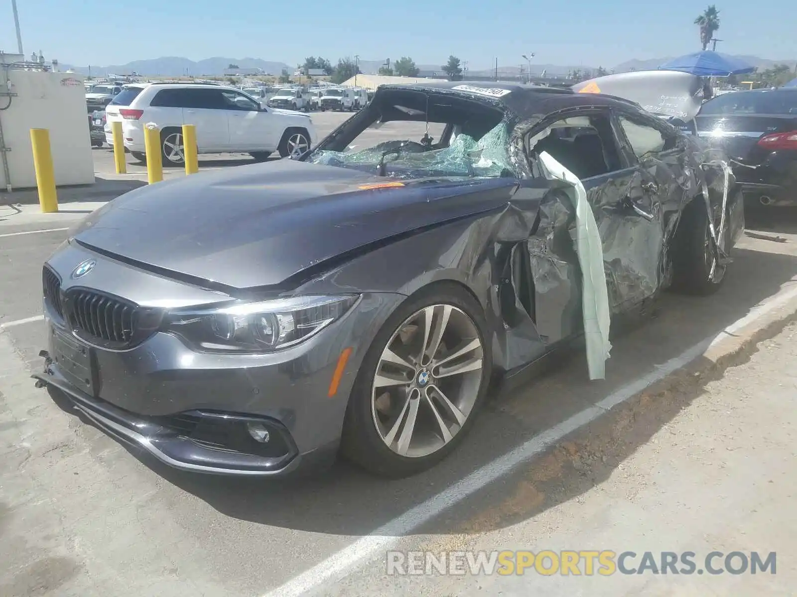 2 Photograph of a damaged car WBA4W3C55KAF93103 BMW 4 SERIES 2019