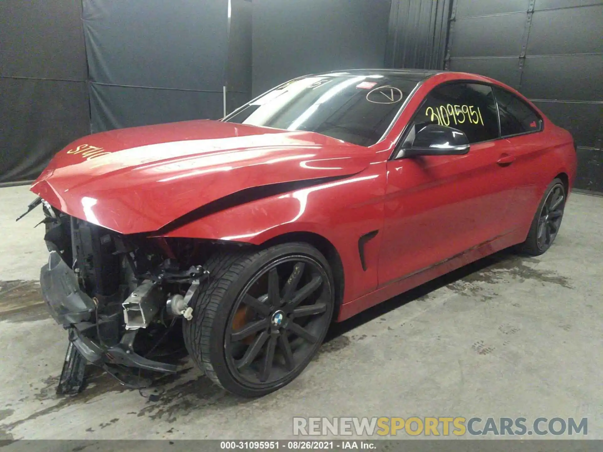 2 Photograph of a damaged car WBA4W3C56KAF92462 BMW 4 SERIES 2019