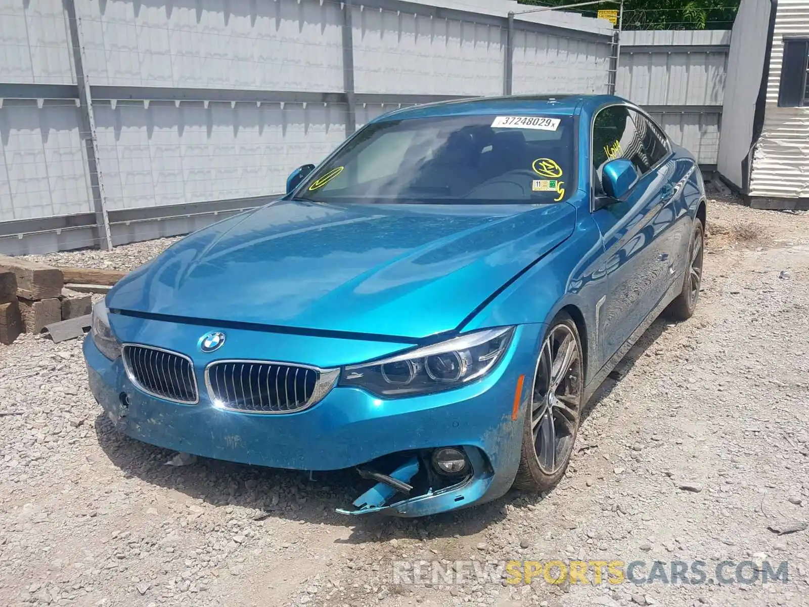 2 Фотография поврежденного автомобиля WBA4W3C56KAF92722 BMW 4 SERIES 2019