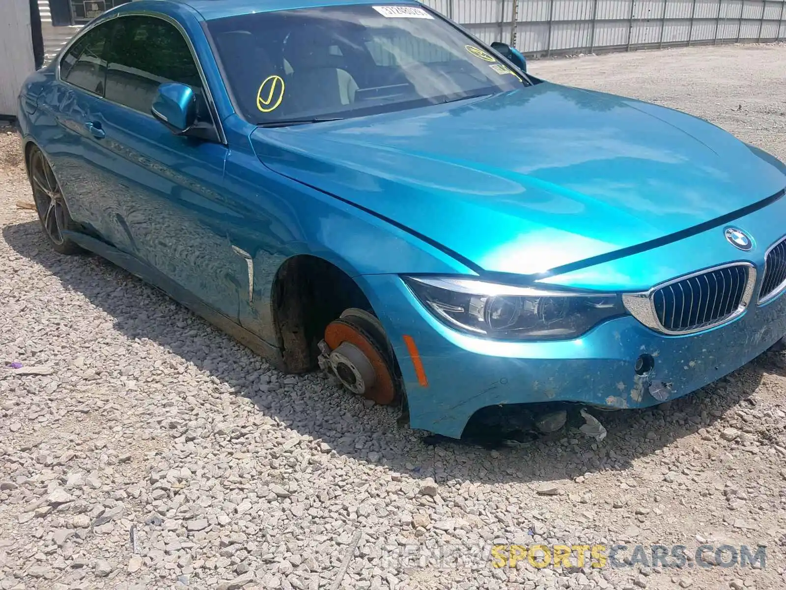 9 Фотография поврежденного автомобиля WBA4W3C56KAF92722 BMW 4 SERIES 2019