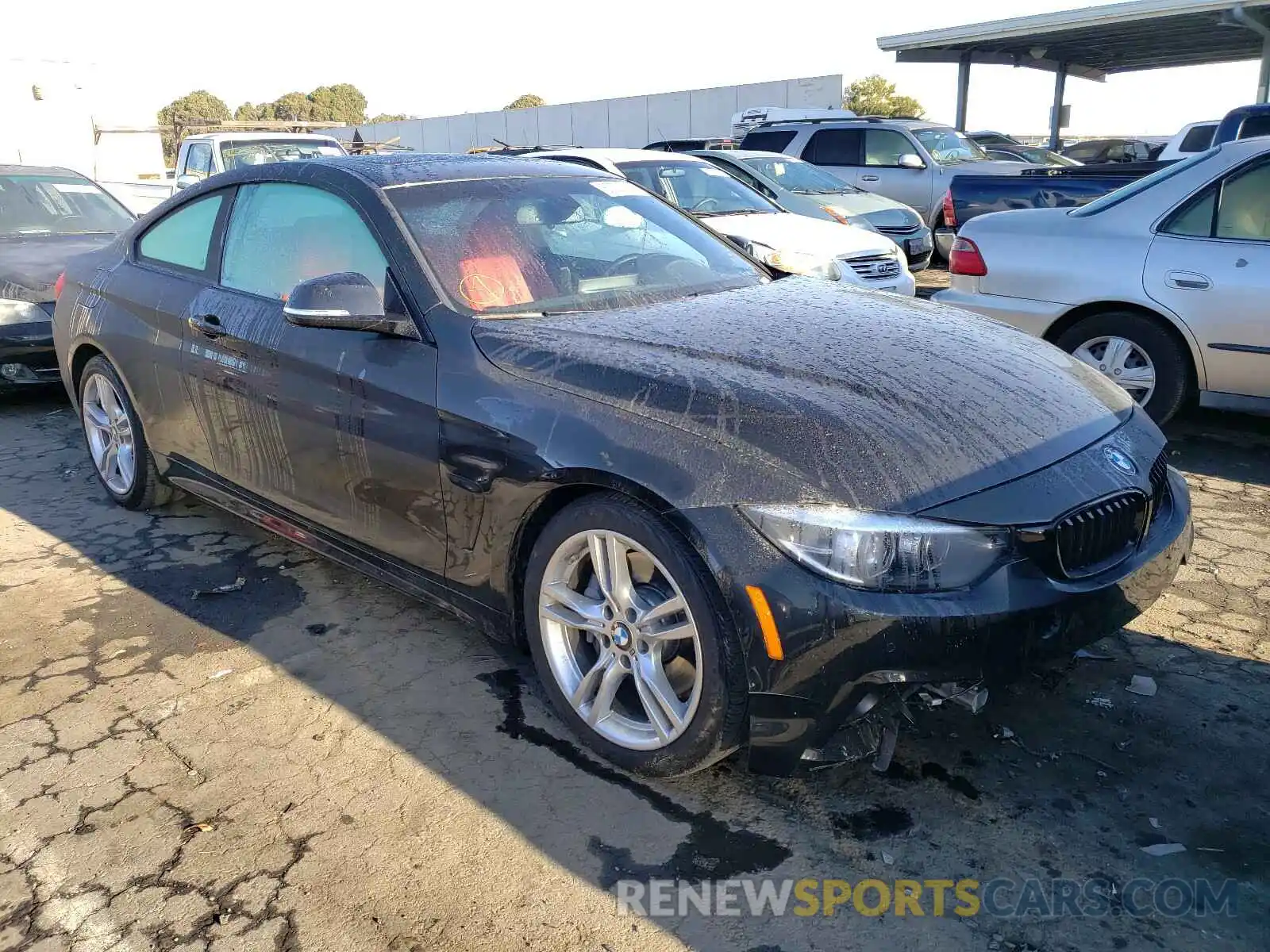 1 Photograph of a damaged car WBA4W3C56KAF93417 BMW 4 SERIES 2019