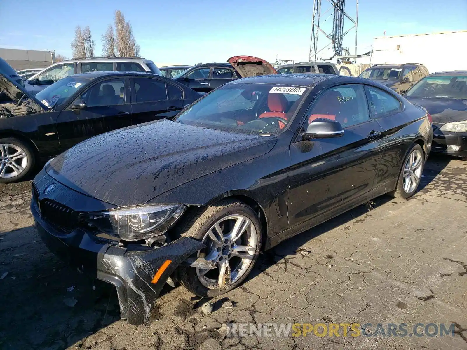 2 Photograph of a damaged car WBA4W3C56KAF93417 BMW 4 SERIES 2019