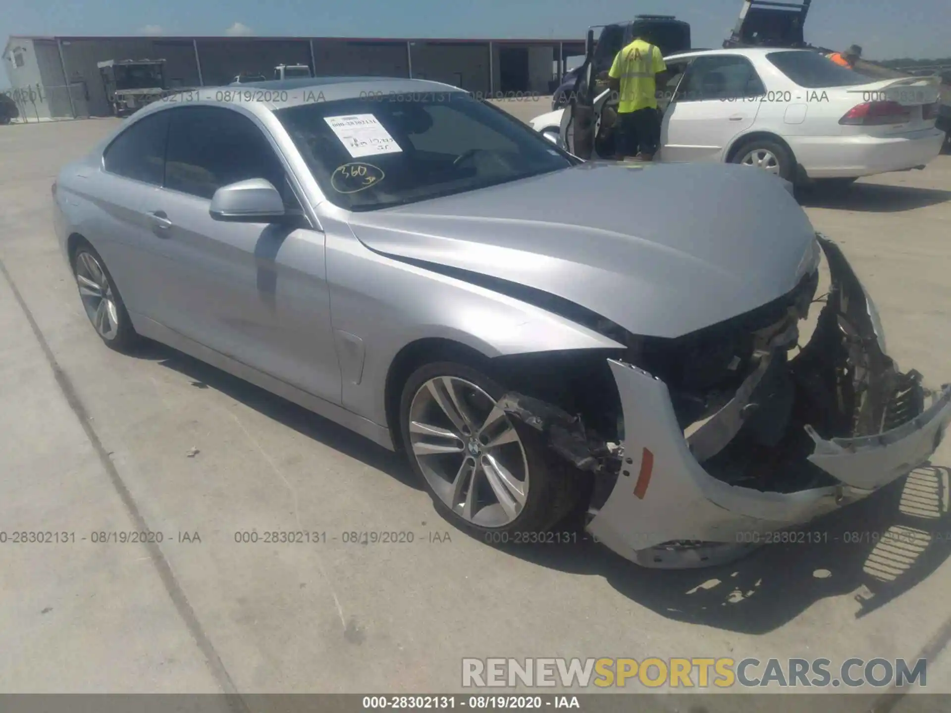 1 Photograph of a damaged car WBA4W3C56KAG91332 BMW 4 SERIES 2019