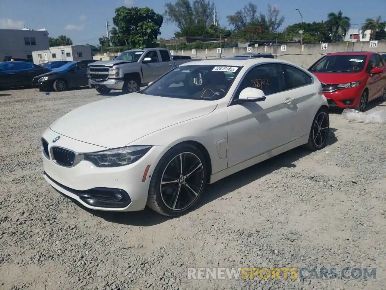 2 Photograph of a damaged car WBA4W3C57KAF91885 BMW 4 SERIES 2019