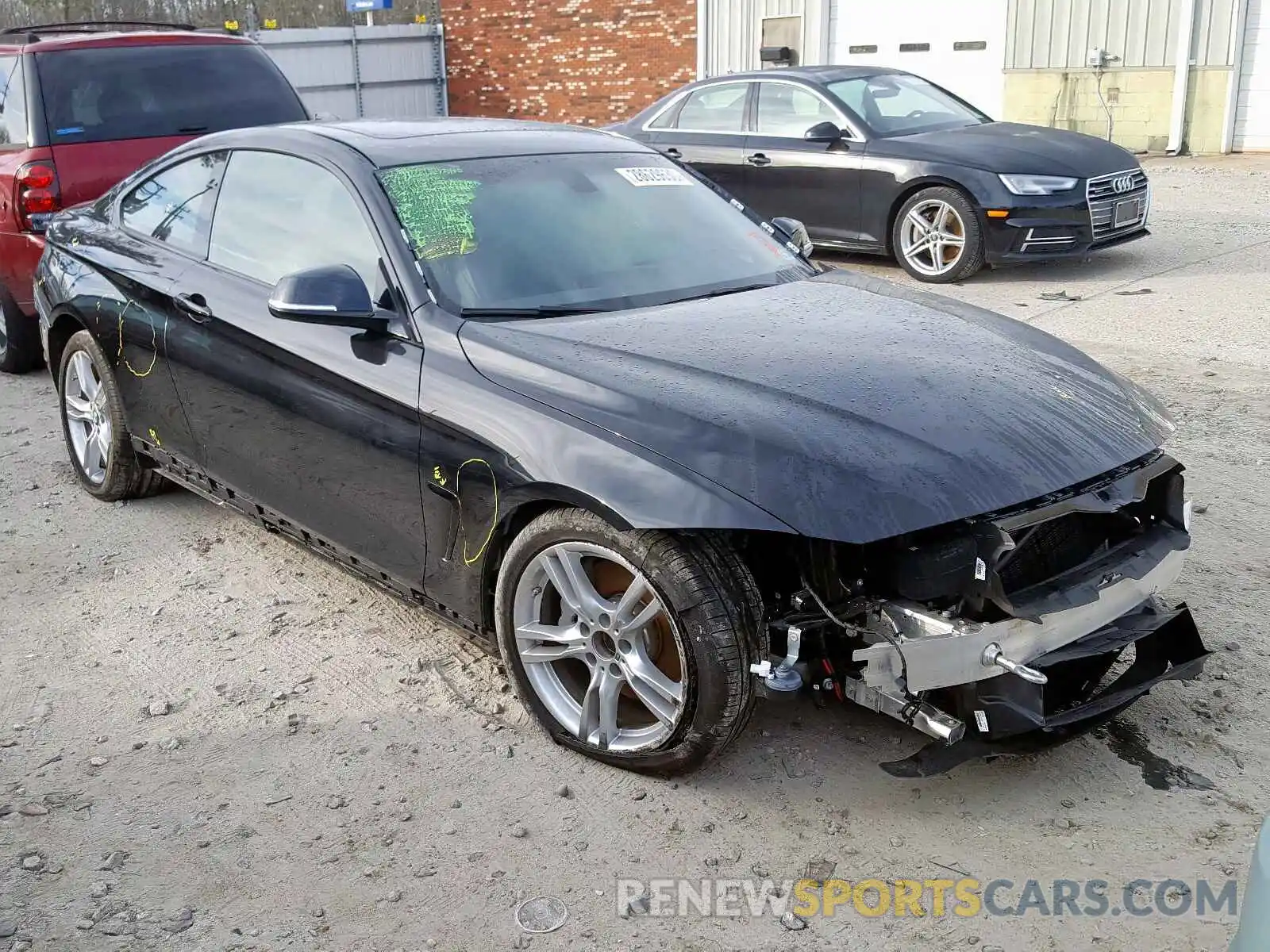 1 Photograph of a damaged car WBA4W3C57KAF92180 BMW 4 SERIES 2019