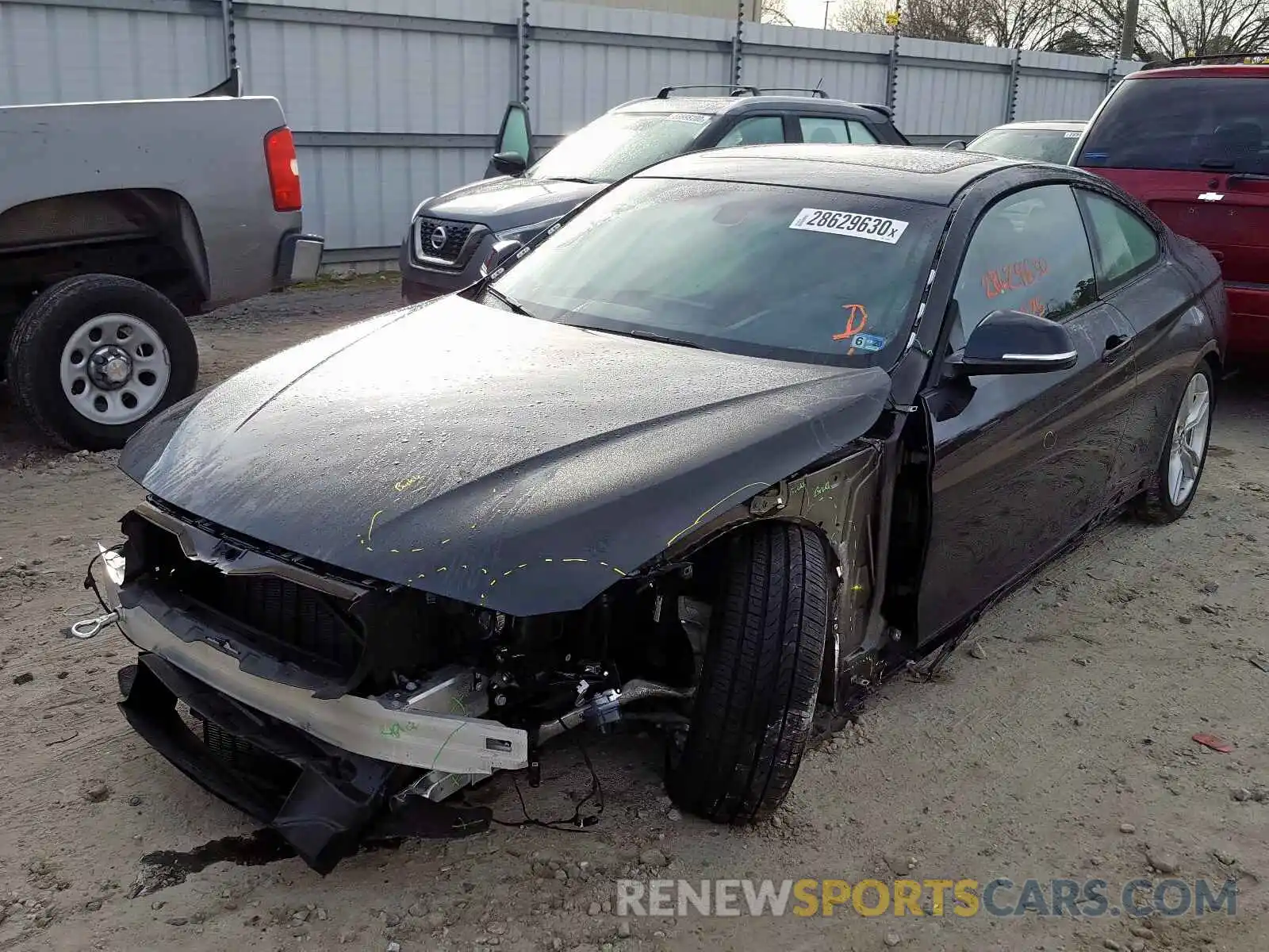 2 Фотография поврежденного автомобиля WBA4W3C57KAF92180 BMW 4 SERIES 2019