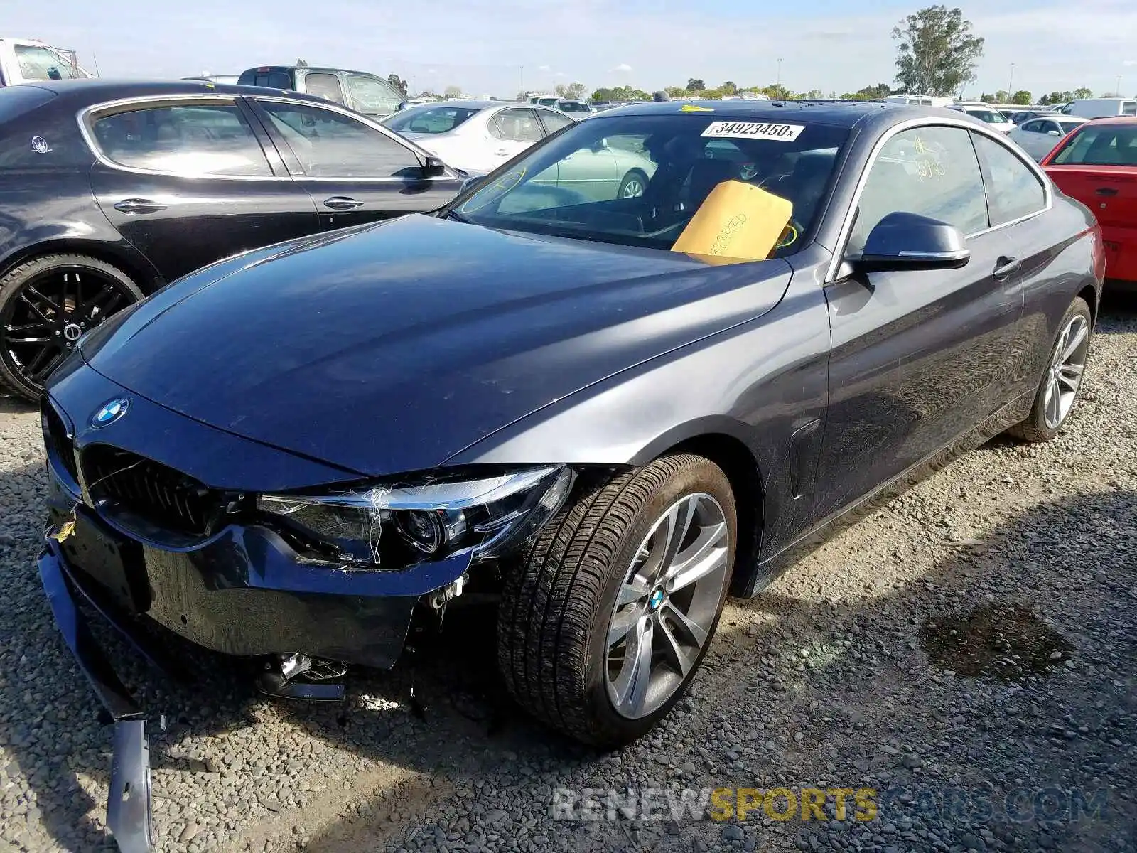 2 Photograph of a damaged car WBA4W3C57KAF92227 BMW 4 SERIES 2019