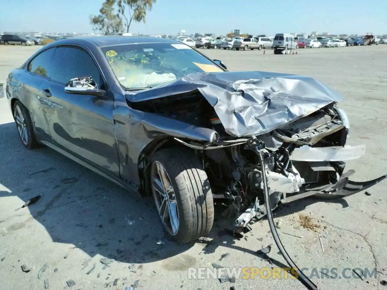 1 Photograph of a damaged car WBA4W3C57KAF92423 BMW 4 SERIES 2019