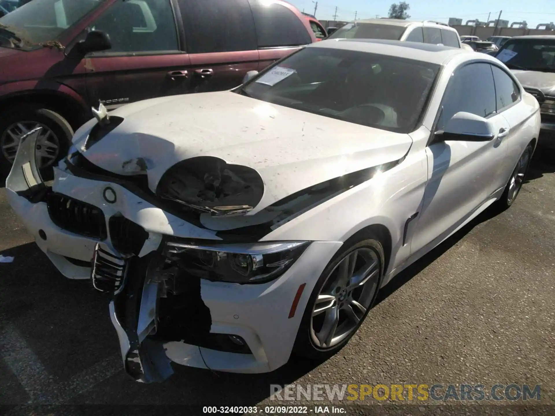 2 Photograph of a damaged car WBA4W3C57KAF92440 BMW 4 SERIES 2019