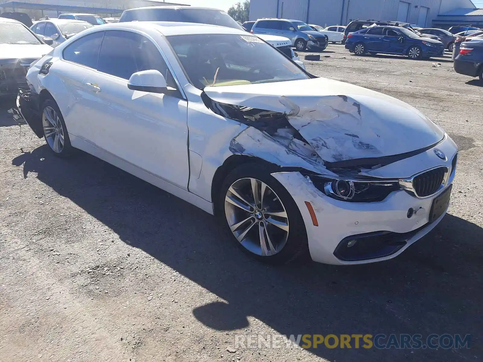 1 Photograph of a damaged car WBA4W3C57KAF92485 BMW 4 SERIES 2019