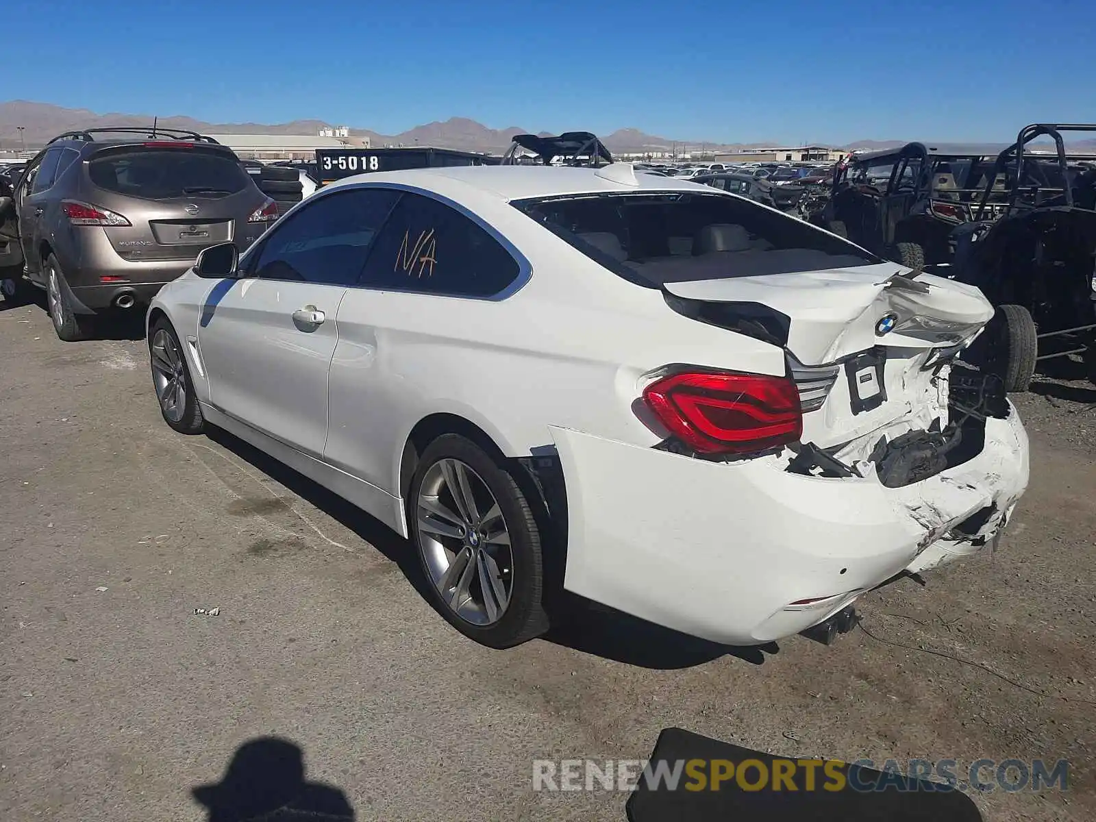 3 Photograph of a damaged car WBA4W3C57KAF92485 BMW 4 SERIES 2019