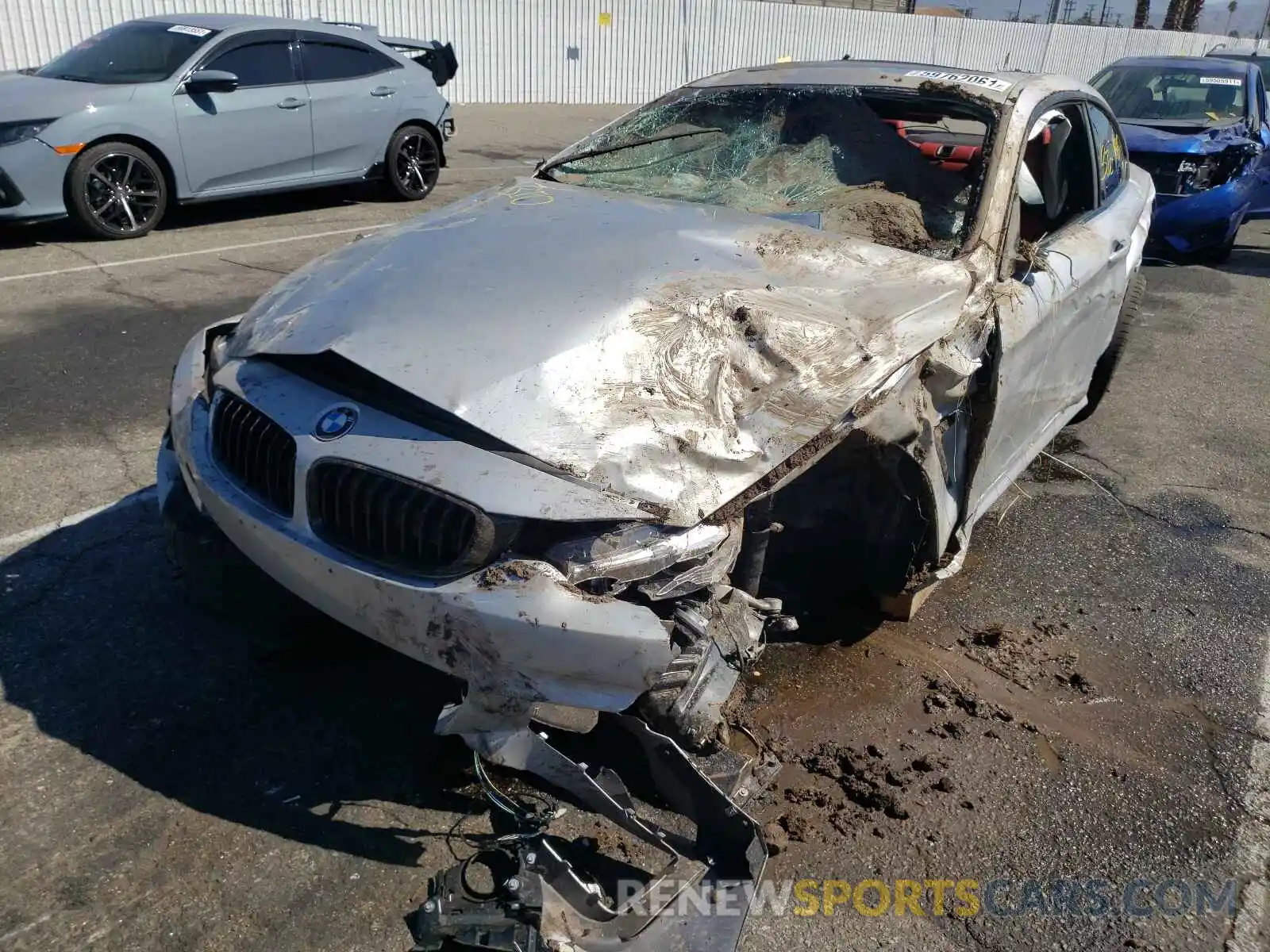 2 Photograph of a damaged car WBA4W3C58KAF92060 BMW 4 SERIES 2019