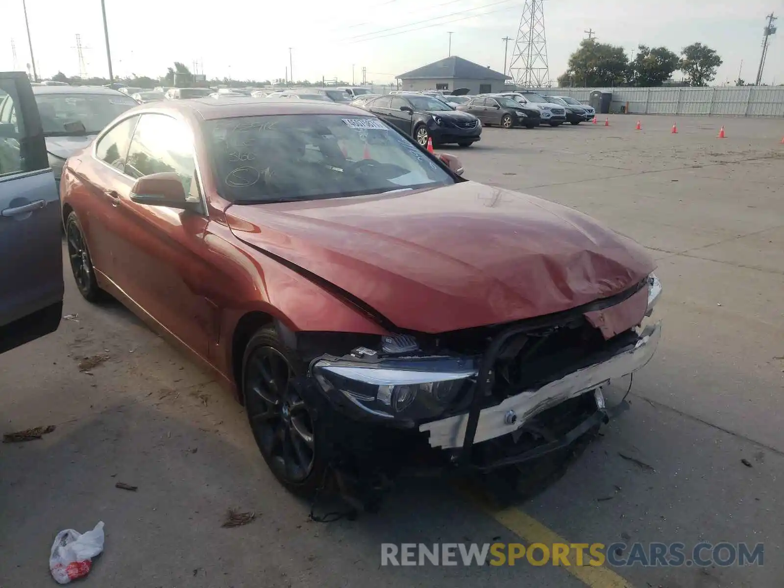 1 Photograph of a damaged car WBA4W3C58KAF92916 BMW 4 SERIES 2019