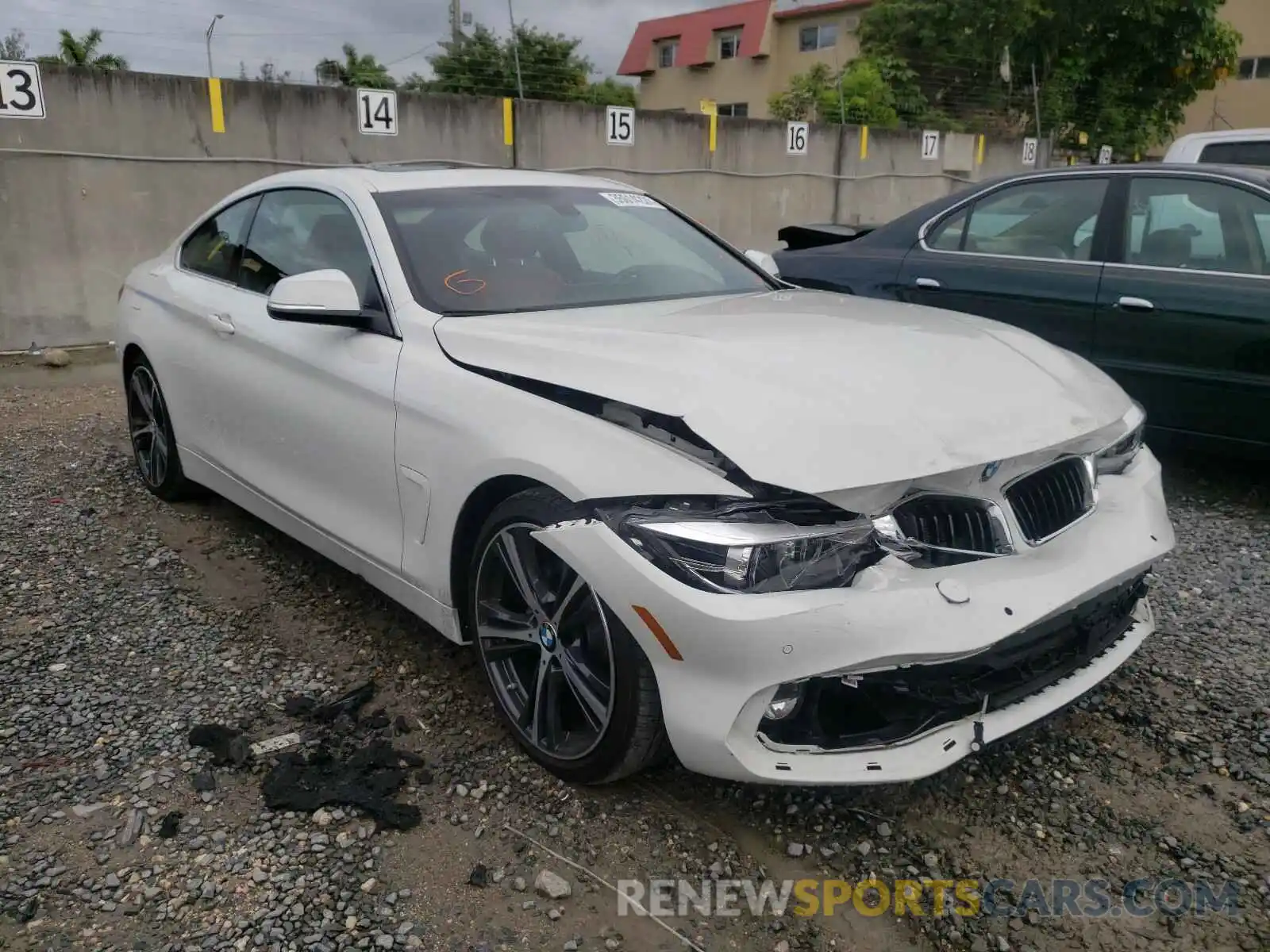 1 Photograph of a damaged car WBA4W3C58KAF92950 BMW 4 SERIES 2019