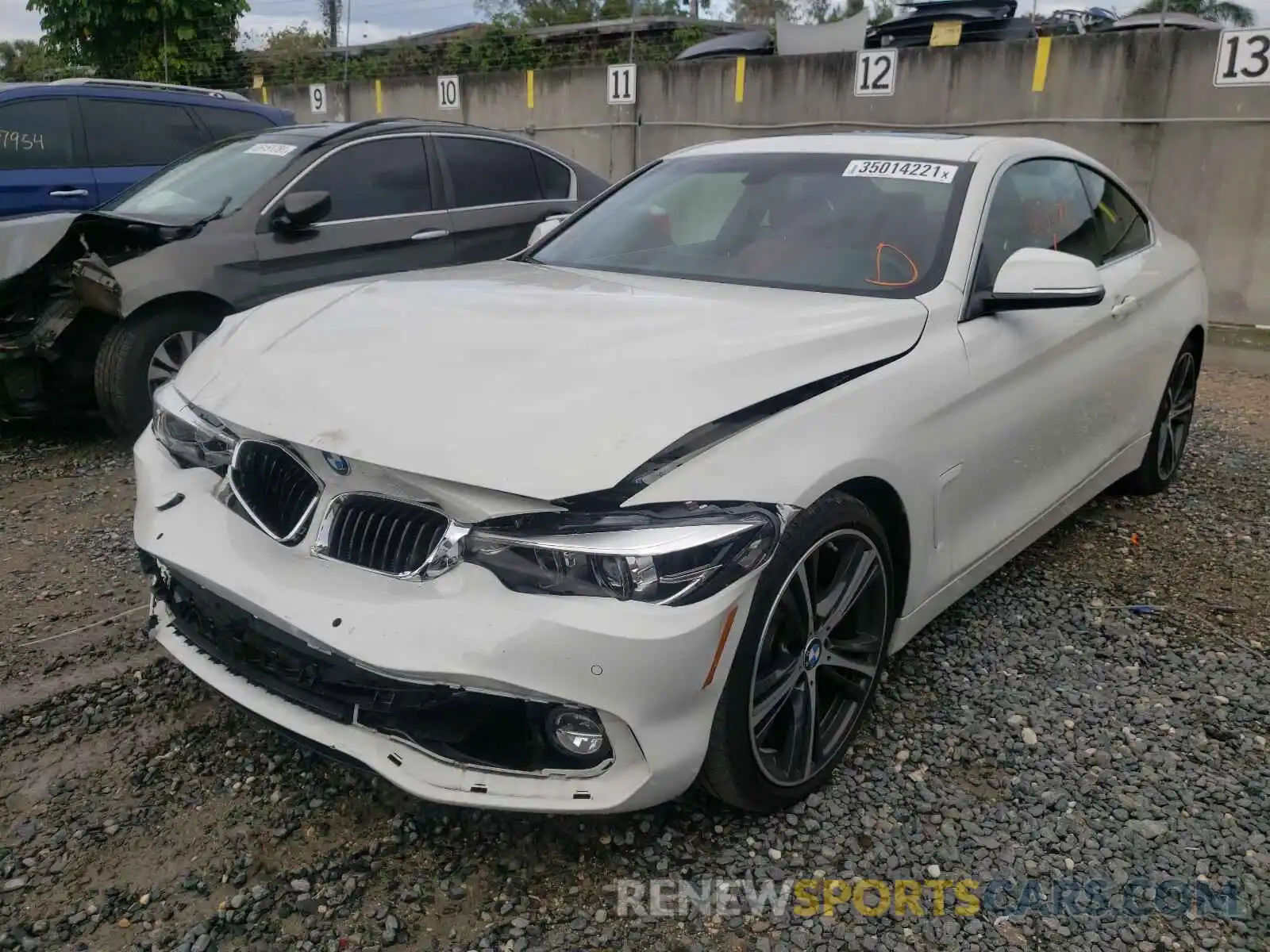 2 Photograph of a damaged car WBA4W3C58KAF92950 BMW 4 SERIES 2019