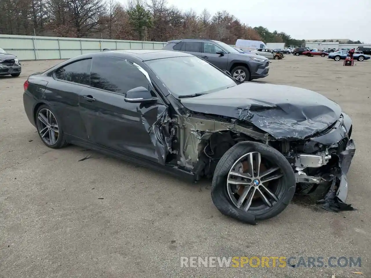 4 Photograph of a damaged car WBA4W3C58KAF93256 BMW 4 SERIES 2019
