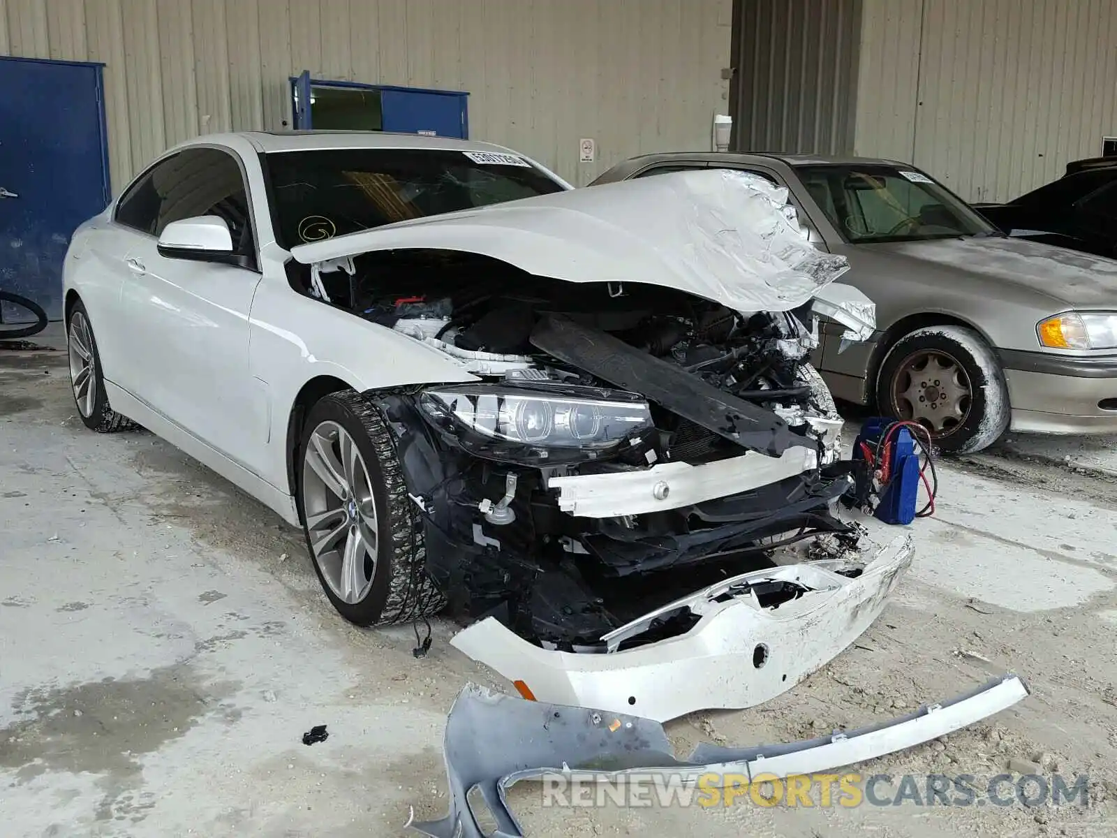 1 Photograph of a damaged car WBA4W3C59KAF91502 BMW 4 SERIES 2019