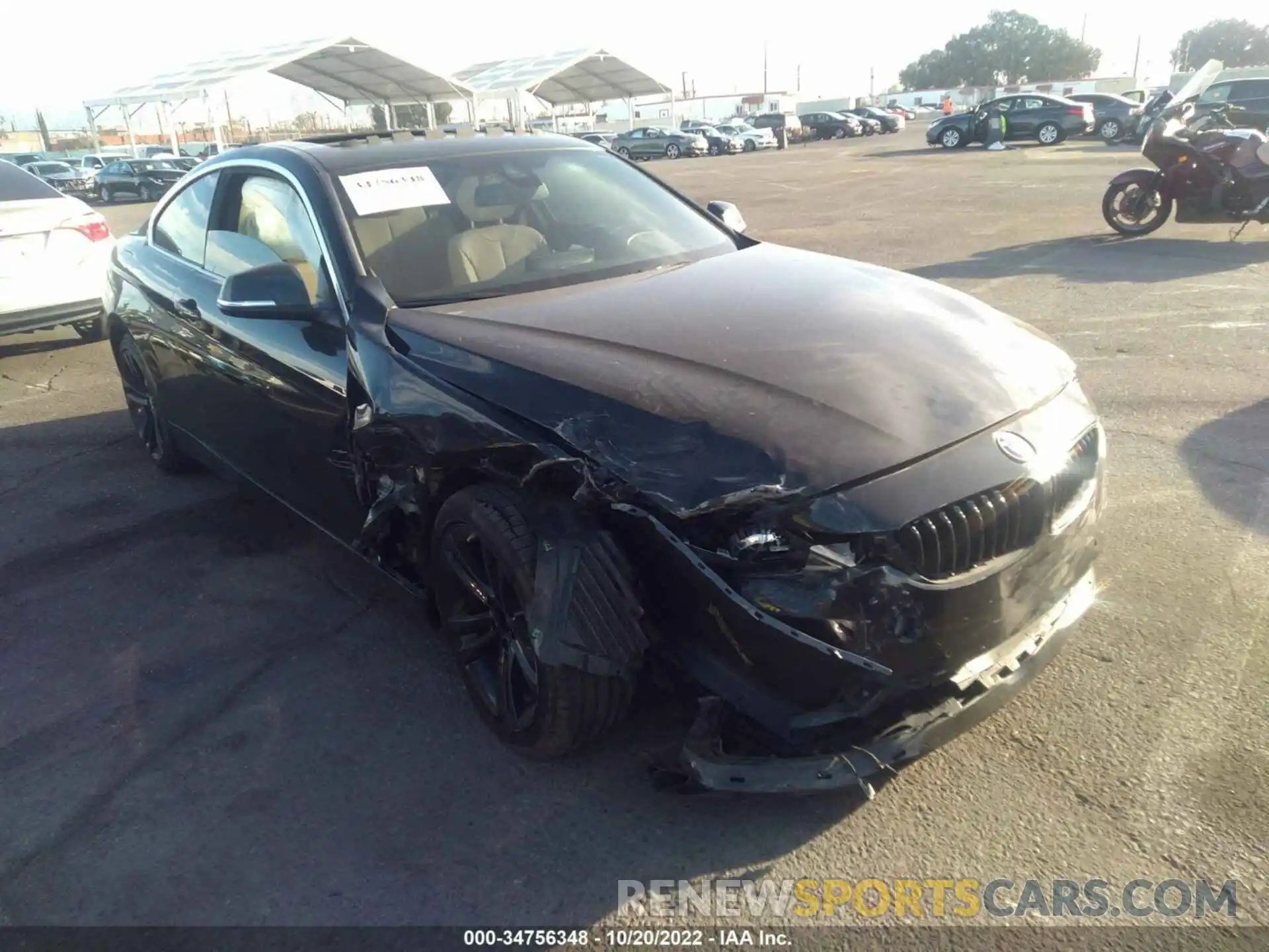 1 Photograph of a damaged car WBA4W3C59KAF92066 BMW 4 SERIES 2019