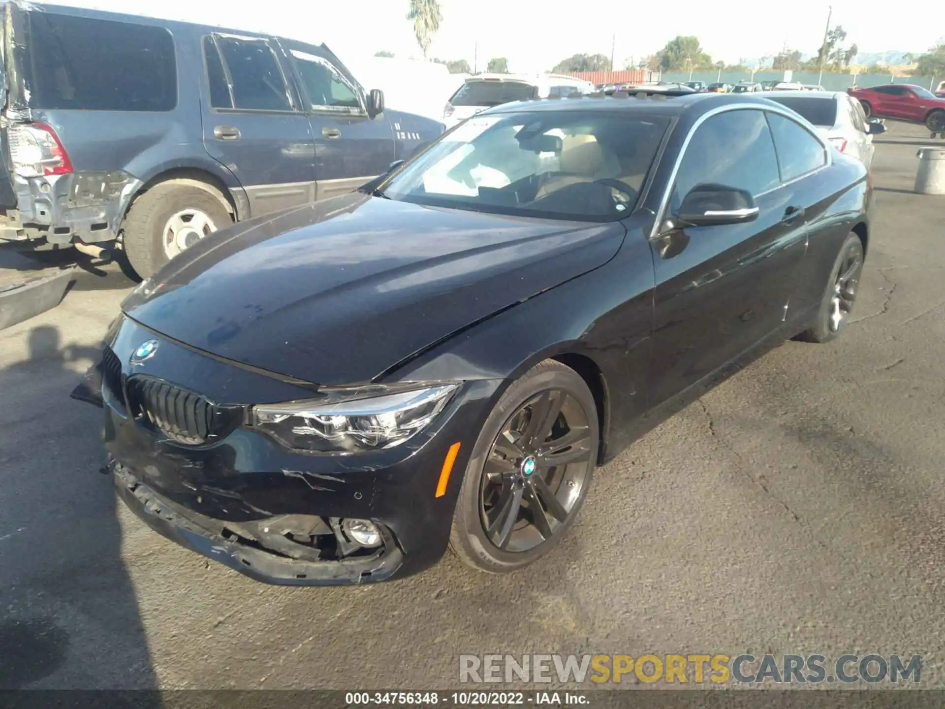 2 Photograph of a damaged car WBA4W3C59KAF92066 BMW 4 SERIES 2019