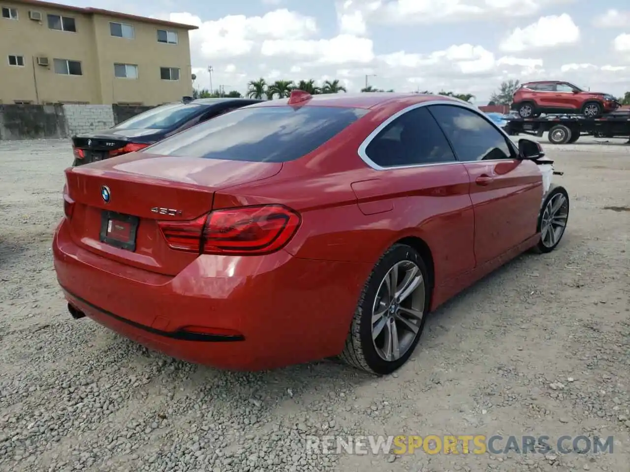 4 Photograph of a damaged car WBA4W3C59KAF92827 BMW 4 SERIES 2019