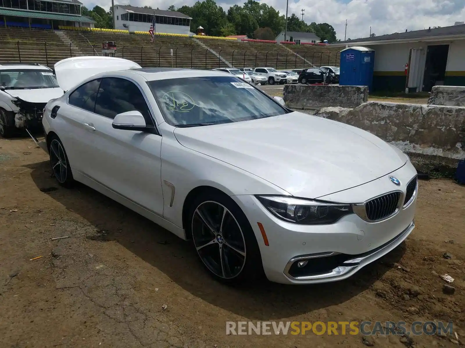 1 Photograph of a damaged car WBA4W3C59KAF93461 BMW 4 SERIES 2019