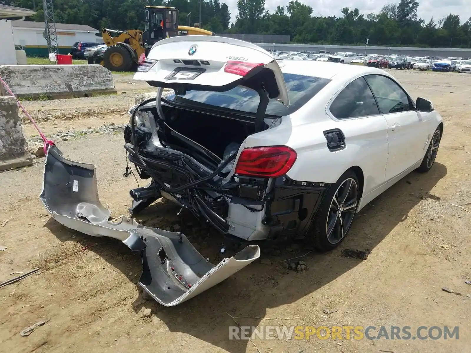 4 Photograph of a damaged car WBA4W3C59KAF93461 BMW 4 SERIES 2019