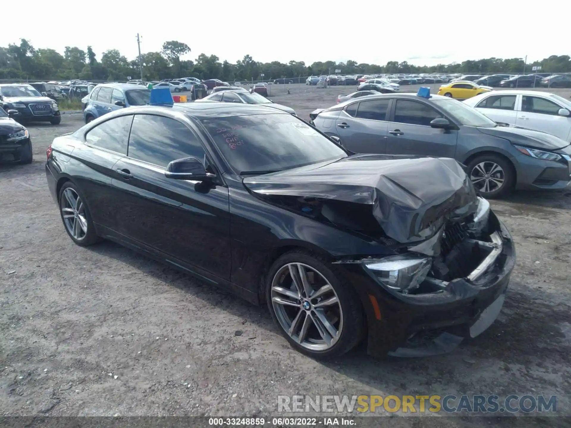 1 Photograph of a damaged car WBA4W3C5XKAF91783 BMW 4 SERIES 2019