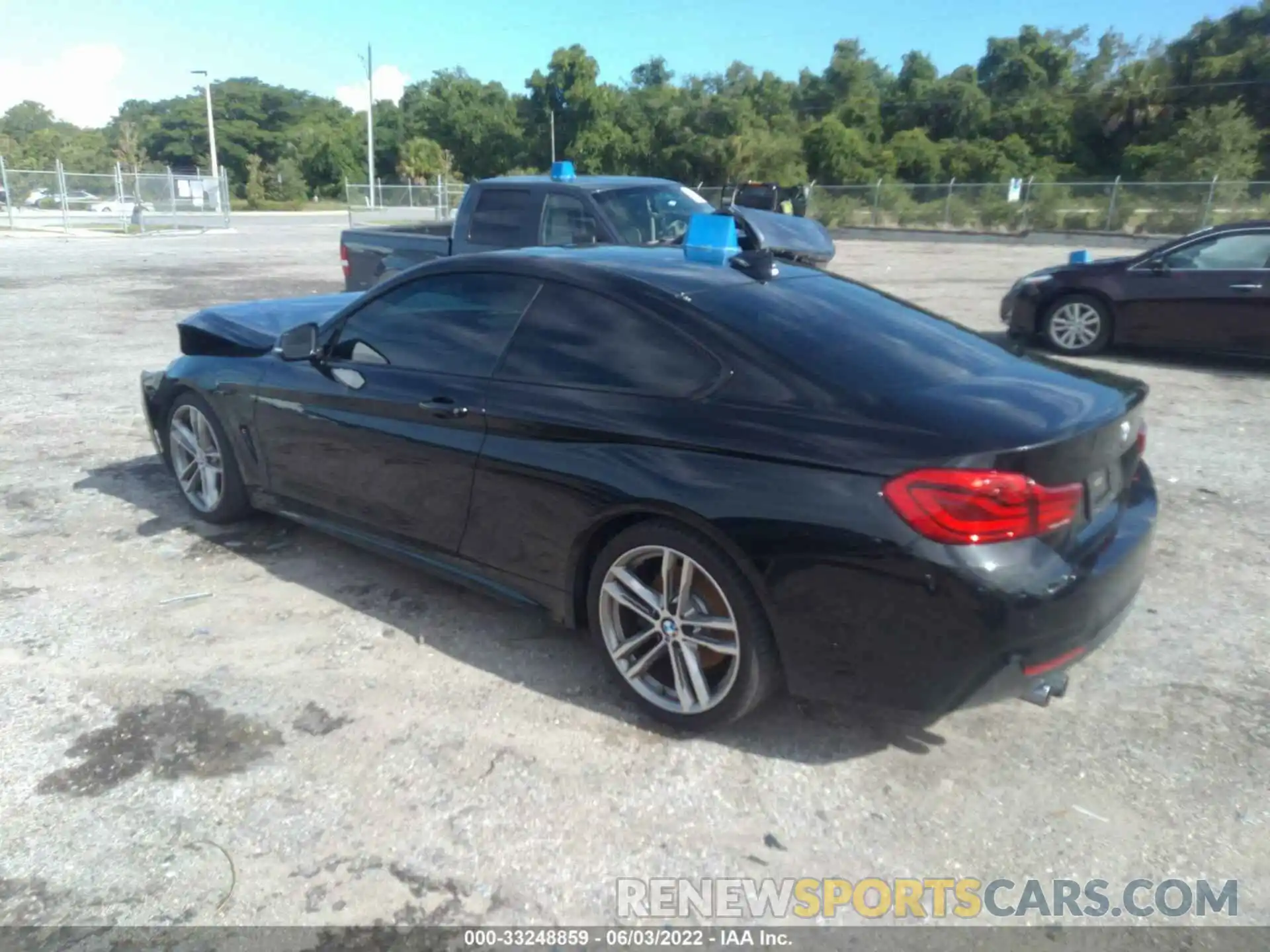 3 Photograph of a damaged car WBA4W3C5XKAF91783 BMW 4 SERIES 2019