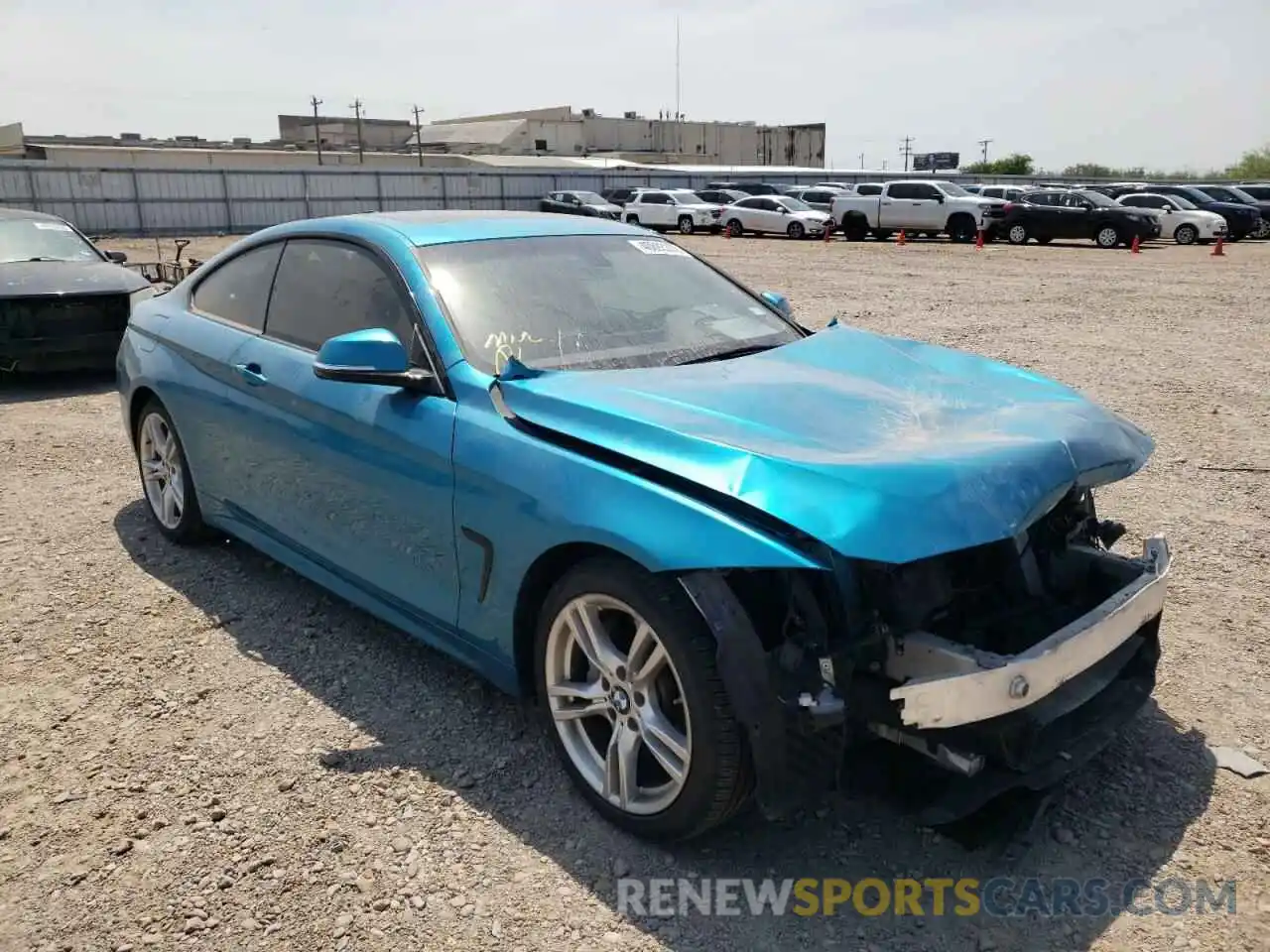 1 Photograph of a damaged car WBA4W3C5XKAF92237 BMW 4 SERIES 2019