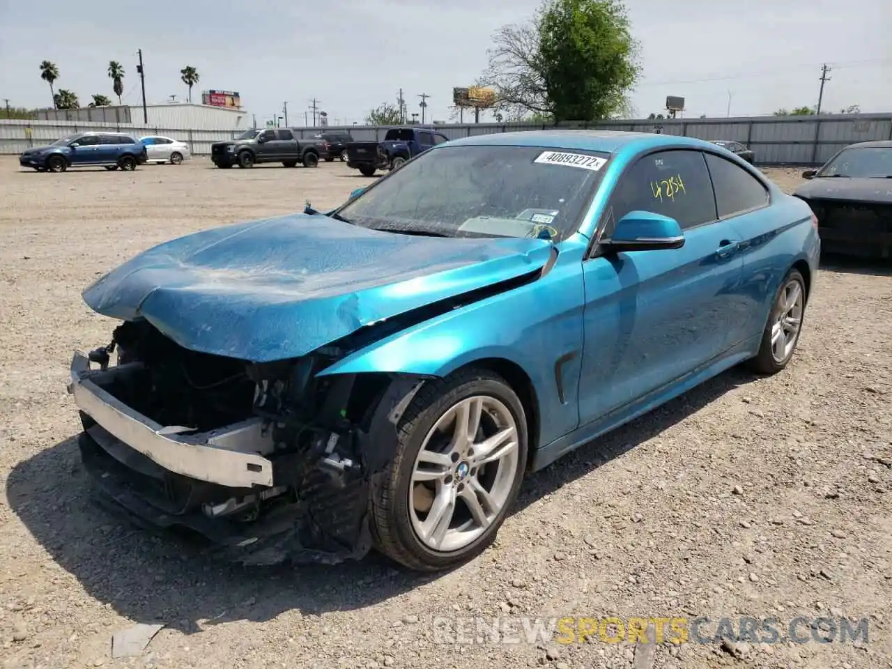 2 Photograph of a damaged car WBA4W3C5XKAF92237 BMW 4 SERIES 2019