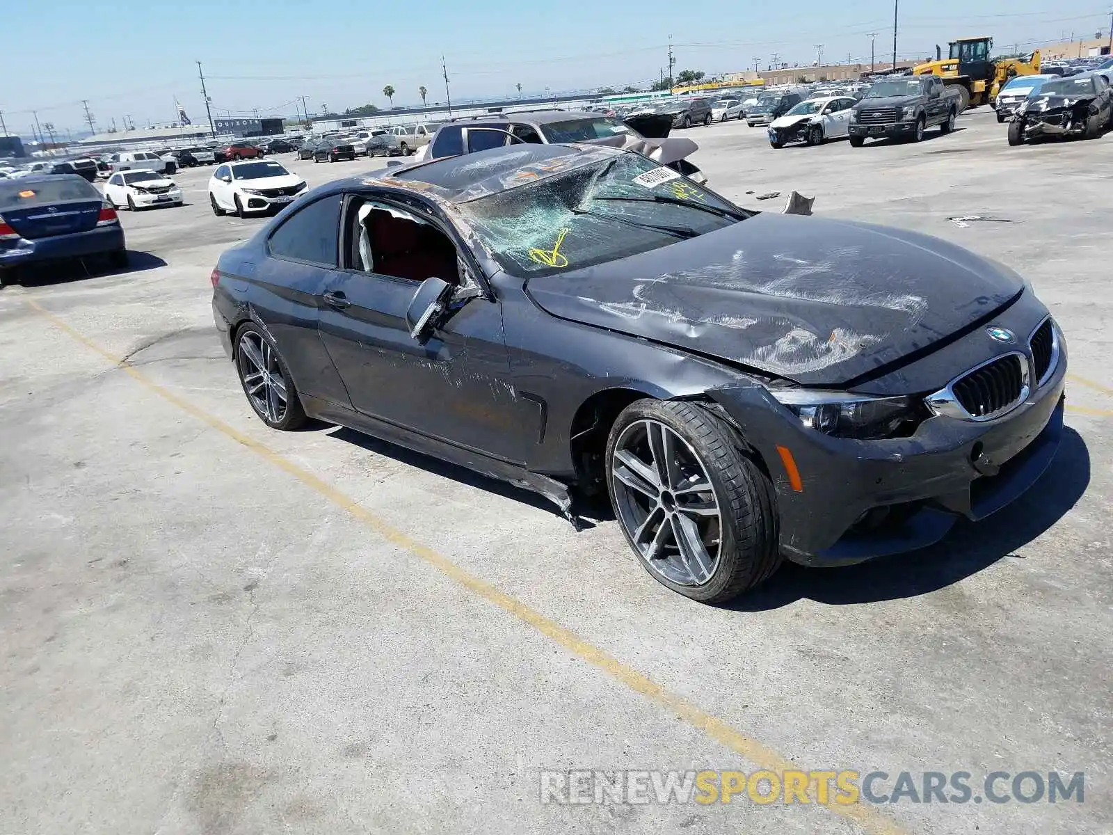 1 Photograph of a damaged car WBA4W3C5XKAF92948 BMW 4 SERIES 2019