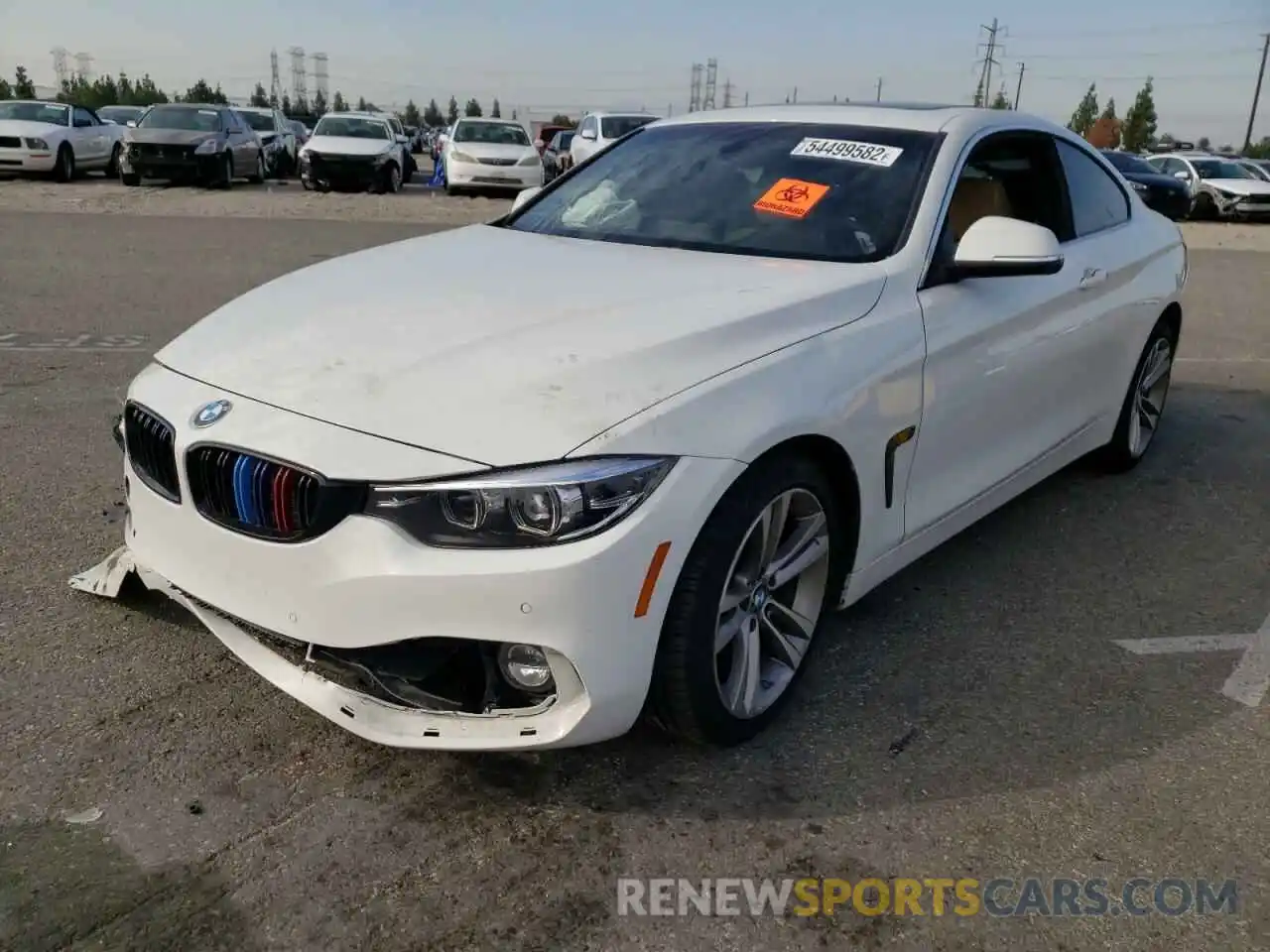 2 Photograph of a damaged car WBA4W3C5XKAF92979 BMW 4 SERIES 2019