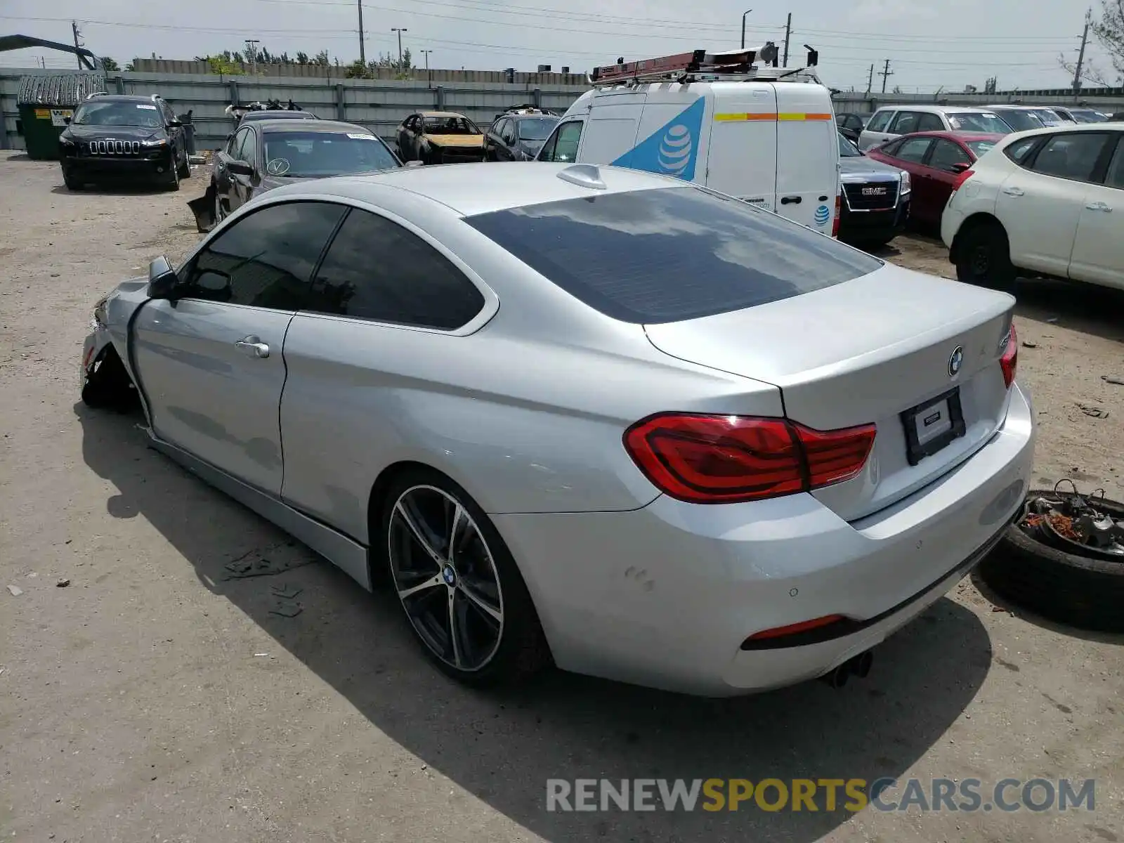 3 Photograph of a damaged car WBA4W3C5XKAF93257 BMW 4 SERIES 2019