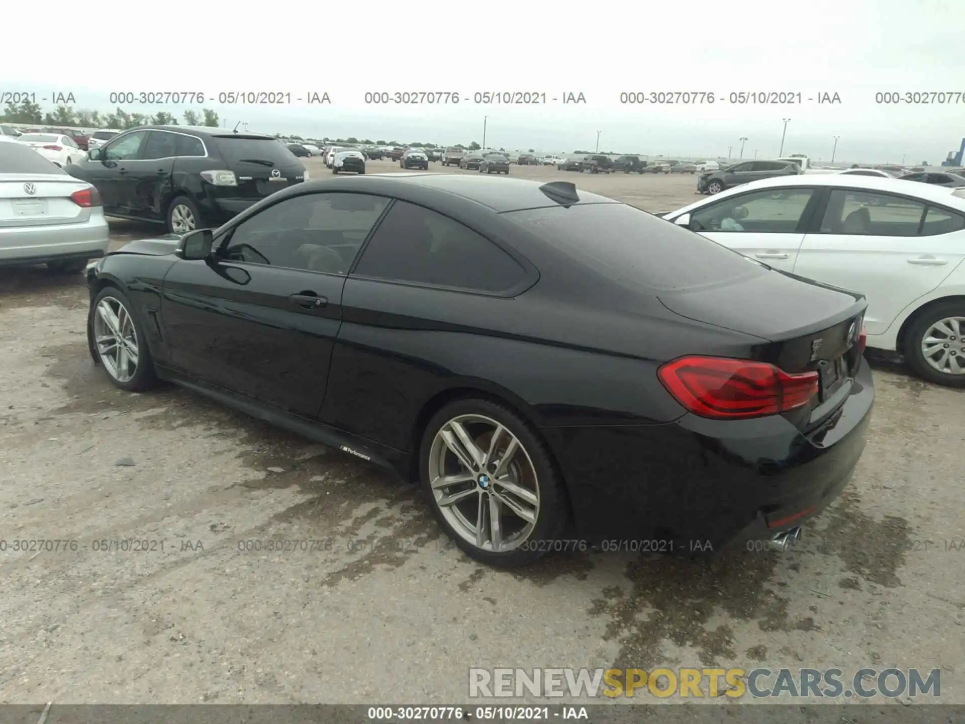 3 Photograph of a damaged car WBA4W3C5XKAF93324 BMW 4 SERIES 2019