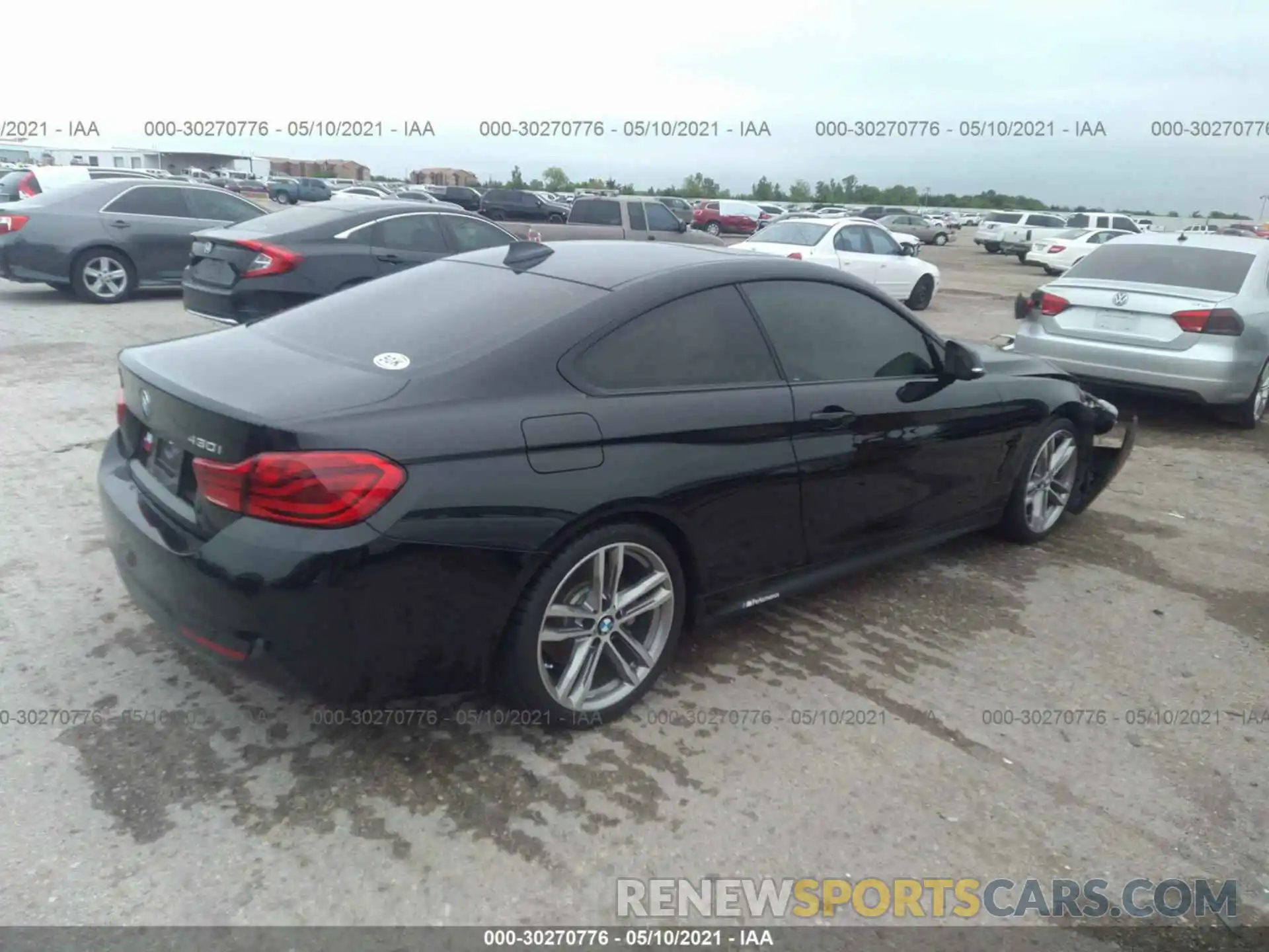 4 Photograph of a damaged car WBA4W3C5XKAF93324 BMW 4 SERIES 2019